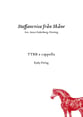 Staffansvisa fran Skane TTBB choral sheet music cover